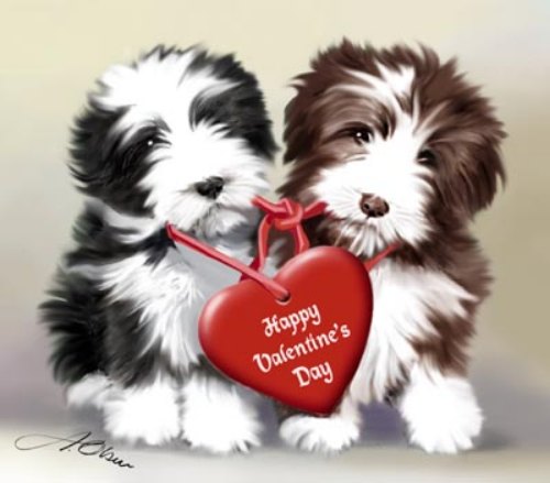 valentine's day clip art dogs - photo #42